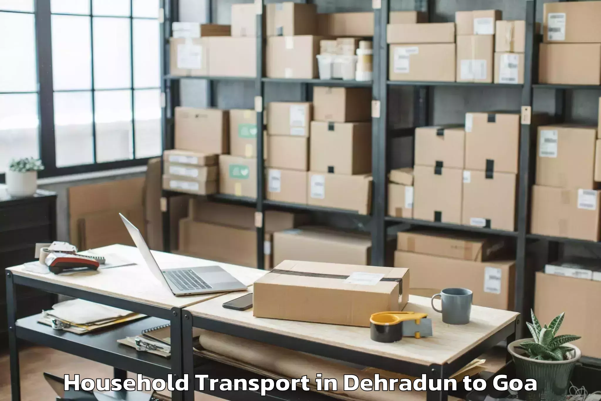 Book Dehradun to Valpoi Household Transport Online